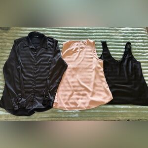 3 Work Casual Tops Size M